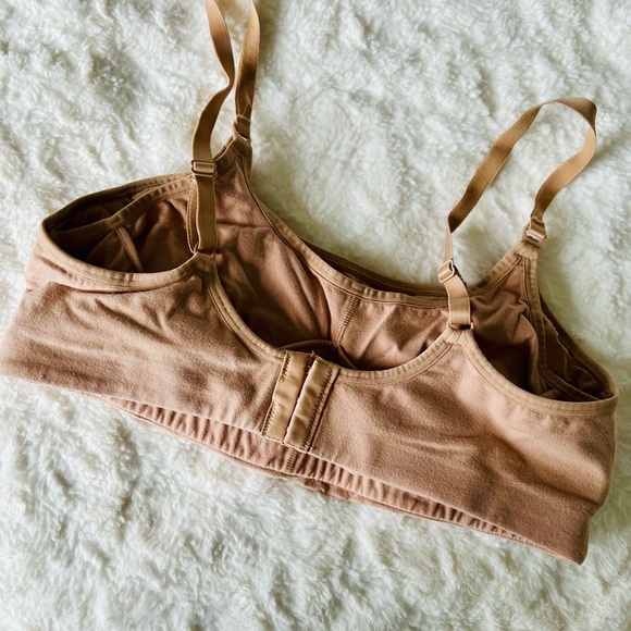 Gap body maternity nursing bra tan beige - Picture 3 of 6